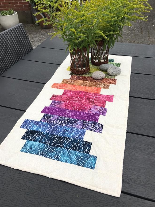 rester løber med prikket stof